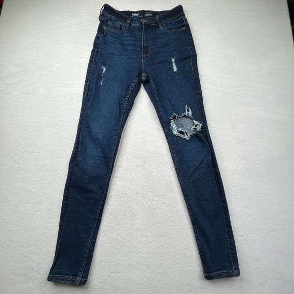 Old Navy Women Extra High-Waisted Rockstar 360 Stretch Super-Skinny Jeans Size 2 - Picture 1 of 16